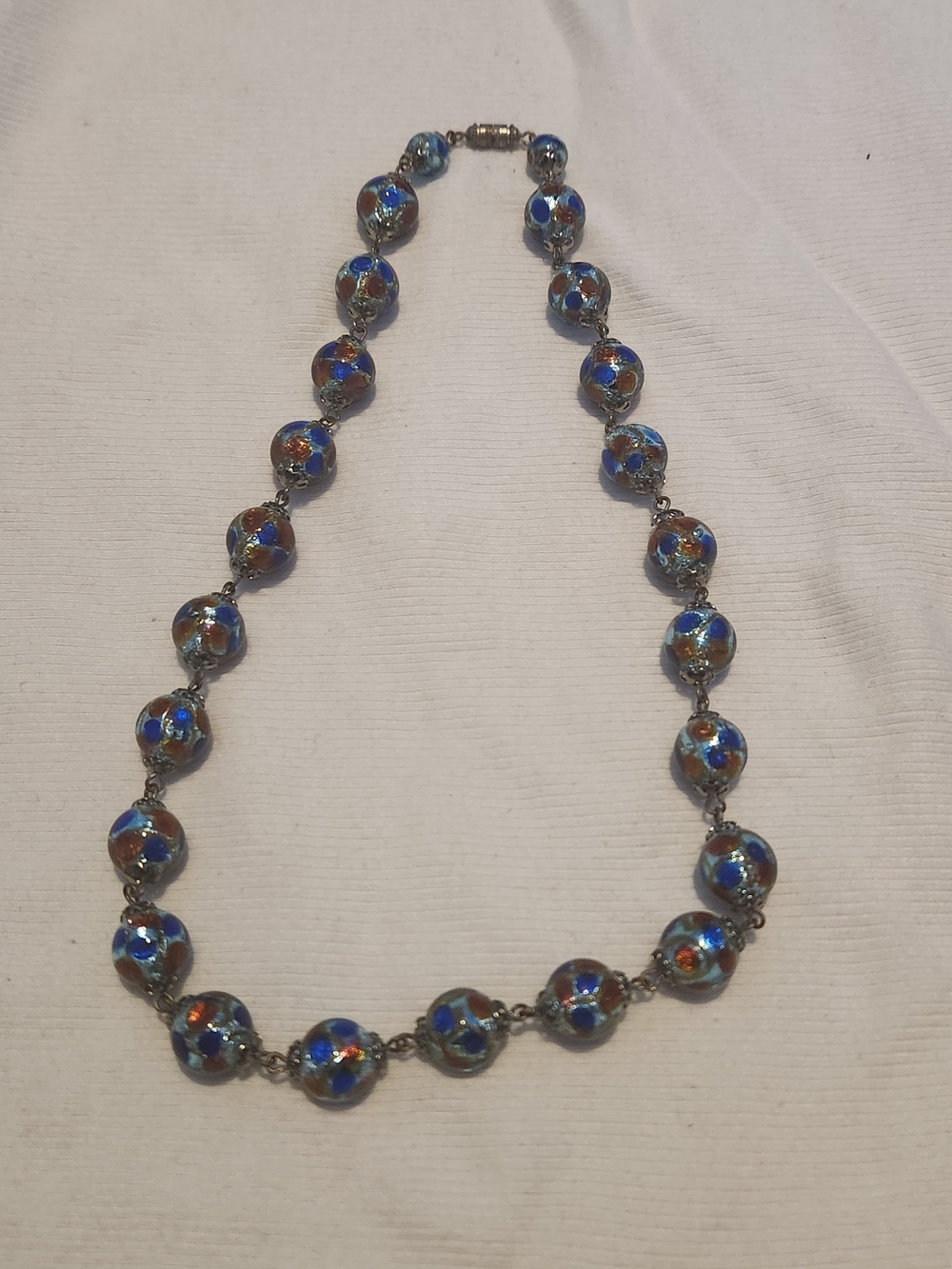 authentic Venetian glass beaded necklace.